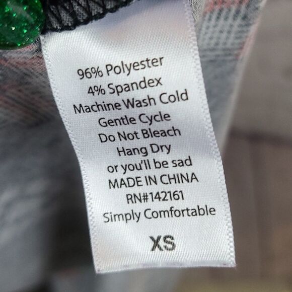 LuLaRoe Carly Dress XS 2/4 Black Floral Geo Print Jersey Knit Swing - Picture 8 of 11